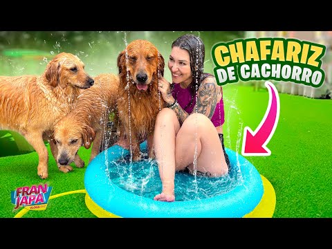 NEW LITTLE POOL FOR MY DOGS! IT'S SO SMALL! - Fran Japa