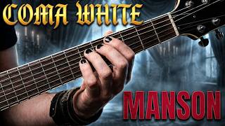 How to play COMA WHITE by MARILYN MANSON - Guitar Lesson by Mike Gross