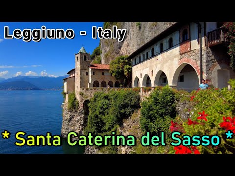 SANTA CATERINA Del SASSO -  Leggiuno Italia - Lago Maggiore 4k 2023