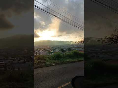 Atardecer en San Ramón de Alajuela, Costa Rica.