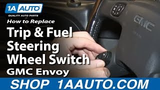 preview picture of video 'How To Install Replace Trip and Fuel Steering Wheel Switch 2002-09 Envoy Trailblazer'