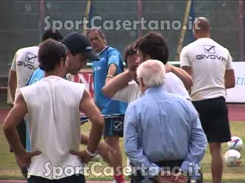 Primo allenamento Casertana.mpg