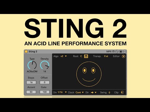 Sting 2 - A Really Nice Acid Line Performance System (Ableton Live / Max For Live / Push 3)