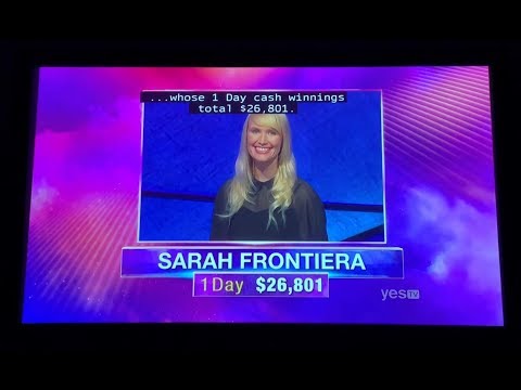 Jeopardy, intro - Sarah Frontiera Day 2 (1/28/20)