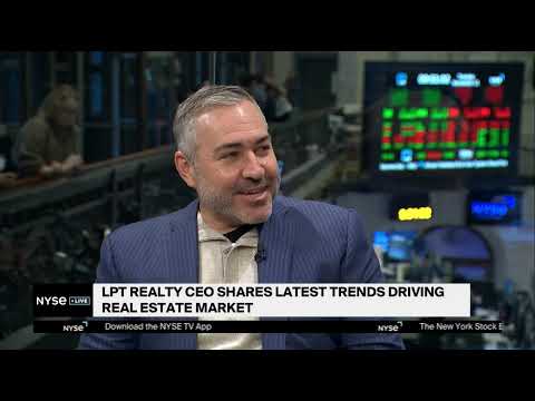 Robert Palmer of LPT Realty on the NYSE Floor | The Future of Real Estate Begins HereNYSE