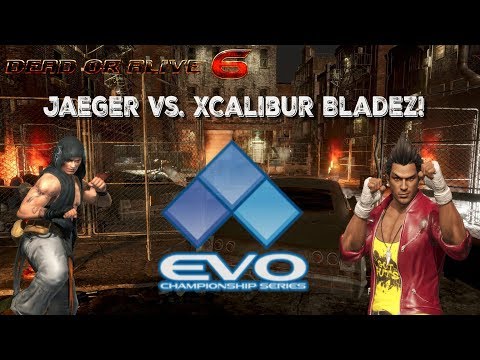 EVO 2018 - DOA6: High Level Off-Stream Matches! (Jaeger Vs. XCaliburBladez)
