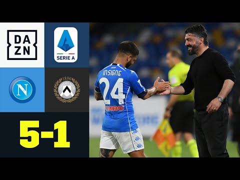 Napoli legt im Champions League Rennen furios vor: Neapel - Udinese 5:1 | Serie A | DAZN Highlights