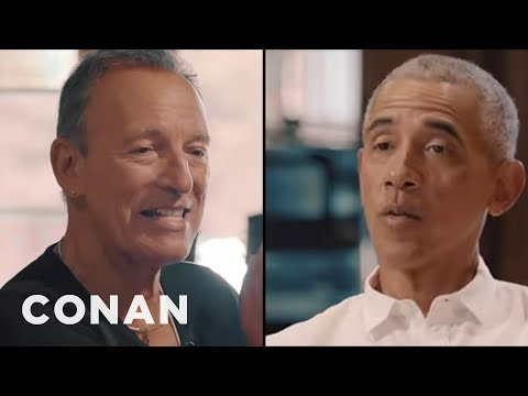 President Obama & Bruce Springsteen's Podcast Isn't What You Expect | CONAN on TBS