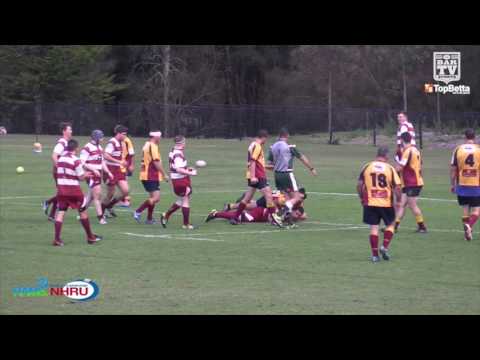 2016 NHRU Round 18 Premier 2 Highlights - University v Lake Macquarie Roos