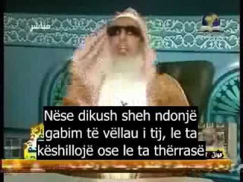Myftiu i Arabis Saudite Shejh Ali Shjeh për teprimin në tebdi dhe xherh te Dr. Rabi' el Medkhali