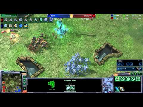 HD Starcraft 2 First v Alive PvT g2