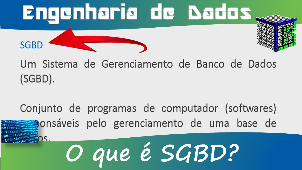 SGBD - Sistema de Gerenciamento de Banco de Dados