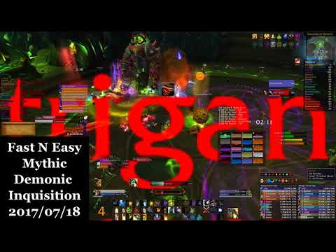 US-illidan [Fast N Easy] Mythic Demonic Inquisition Kill Disc Priest POV