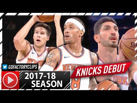 Michael Beasley, Enes Kanter & Doug McDermott Full Highlights vs Nets (2017.10.03) - Knicks Debut!