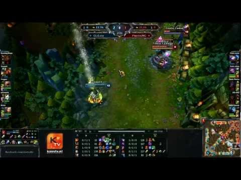 [LOL] FnaticRC vs CLG.eu map 1 - UB Final Medion Challenge