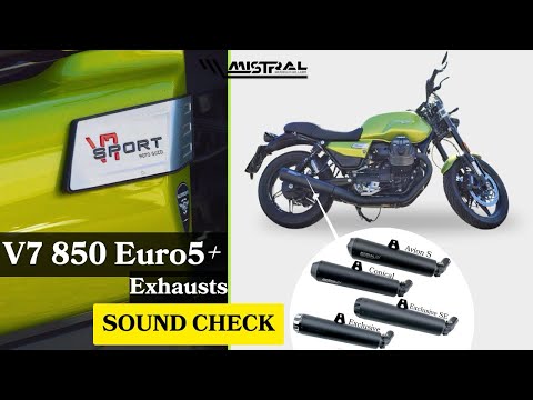 MISTRAL Exhausts - Moto Guzzi V7 850 Euro 5+ - SOUND CHECK