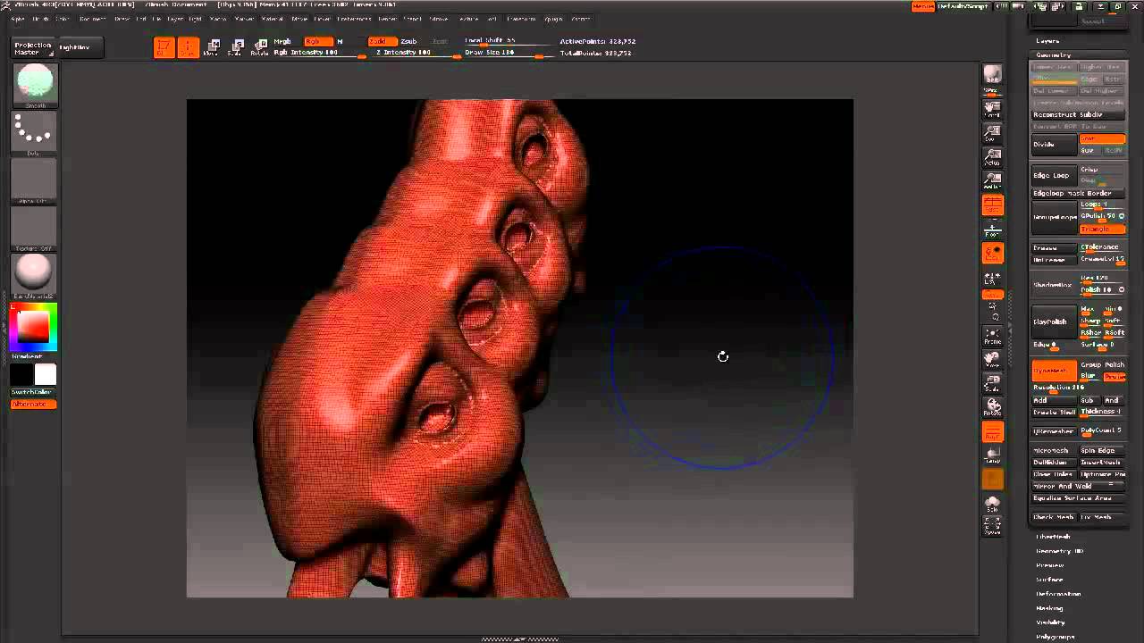 (1 of 4) Sculpt an insectoid alien in ZBrush - YouTube