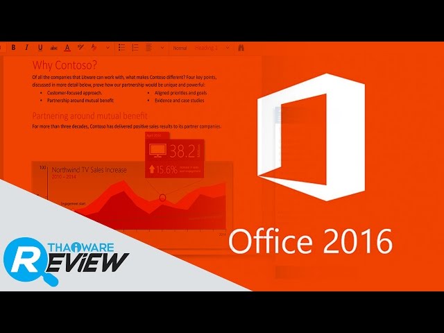   พรีวิวโปรแกรม Microsoft Office 2016 ฟีเจอร์ ความสามารถเด่น Office 2016