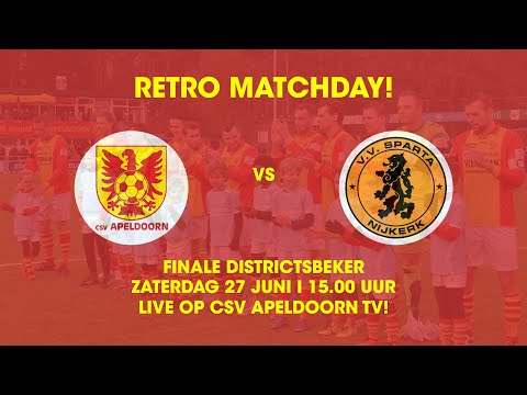 Bekerfinale csv Apeldoorn - Sparta Nijkerk 20 mei 2017