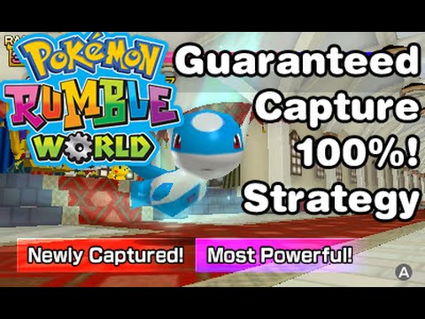 How to catch 100% without fail - Pokemon Rumble World Guide