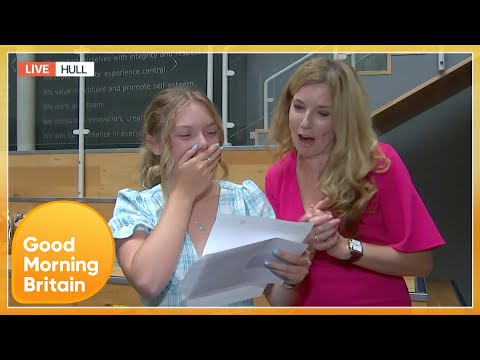 A-Level Students Open Their Results Live On Air | Good Morning Britain