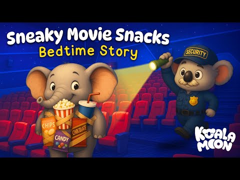 Sneaky Movie Snacks 🍿 🍬 🤫 Cozy Bedtime Story for Kids 💤