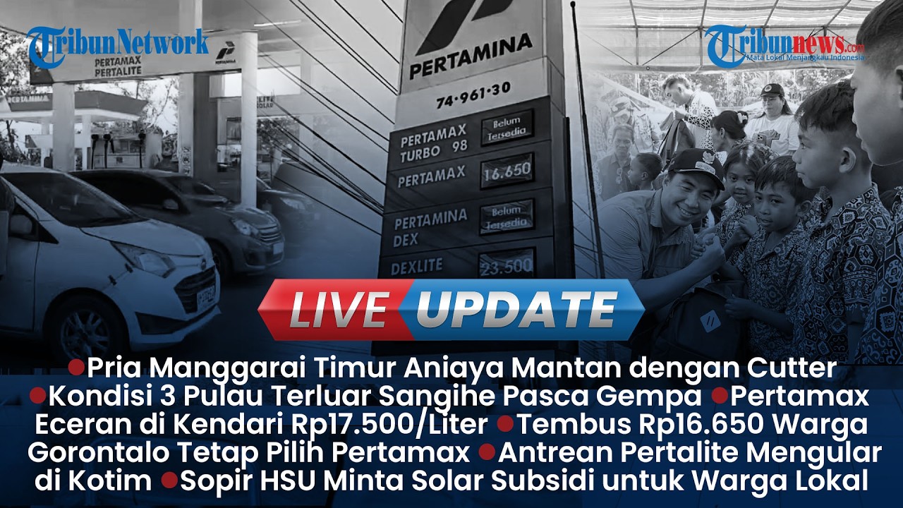 LIVE UPDATE SIANG: Pria di Manggarai Timur Aniaya Mantan, Kondisi 3 Pulau Terluar di Sangihe