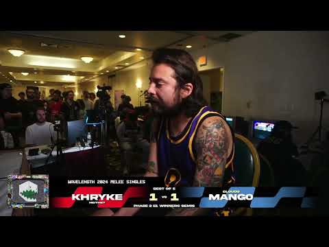 Wavelength 2024 Phase 2 Pools - Khryke vs Mang0 - Super Smash Bros. Melee Singles