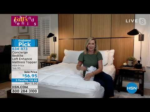 Concierge Collection Bedtite Loft Enhance Mattress Topper