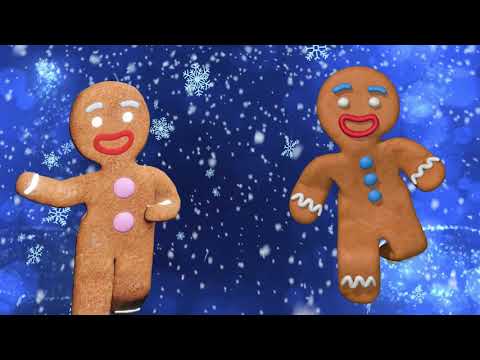 Gingerbread Dancers for Holiday Projections