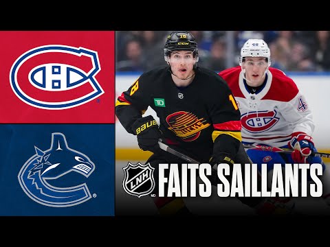 Canadiens vs Canucks 25/10/25 | Faits saillants