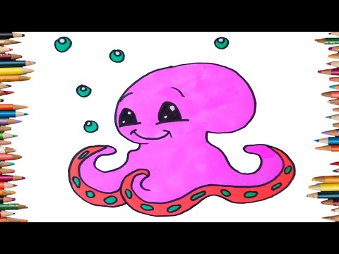 Athapot Çizme ve Boyama🐙 Athapot Drawing and Painting.🥰