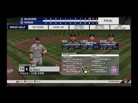 Chicago Cubs Vs Milwaukee Brewers