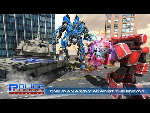 Police Air Robot Transformation Simulator (By Game Scapes Inc) Android Gameplay HD