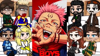 The Boys React to Ryomen Sukuna - The Boys React To Jujutsu Kaisen X Itadori Imortal |🇺🇸🇧🇷|