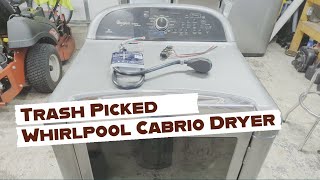 Rebuilding a Trash-Picked Whirlpool Cabrio Platinum Dryer