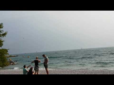 LAKE GARDA ITALY - RIVA DEL GARDA BEACH HD