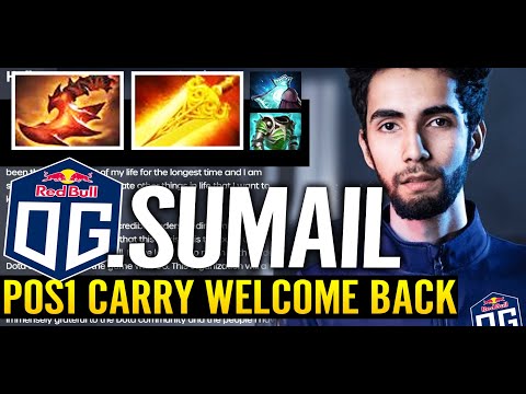 🔥 SUMAIL IS BACK TO OG as POS1 - Overwhelming Blink Radiance Wraith King Imba Carry Dota 2 Pro