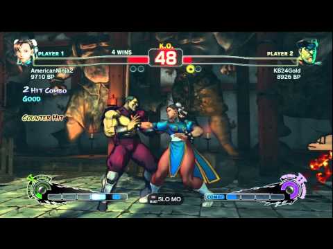 AmericanNinja2 (Chun-Li) vs KB24Gold (M.Bison) - SSF4 PSN Endless Battle-3