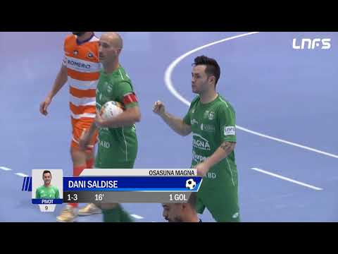 Gol Dani Saldise (1-3) Osasuna Magna - Plásticos Romero Cartagena. 1Div, J21