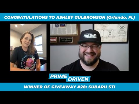 PRIMEDRIVEN Giveaway #28 WINNER!
