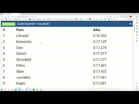Suomen Porokilpailijat – 71. POROKUNINKUUSAJOTINARI 9.4.2023  livestriimi Inari Kisapäivä Iltapäivä