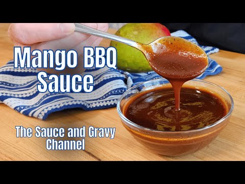 Quick and Easy Homemade Mango Barbecue Sauce Recipe | How to Make Mango BBQ Sauce | Easy BBQ Sauce
