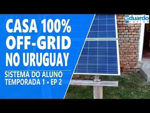 Casa com Energia Solar OffGrid e Transferência Automática