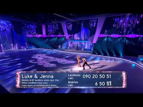 Dancing On Ice 2013 Week 1 - Luke Campbell and Jenna Smith