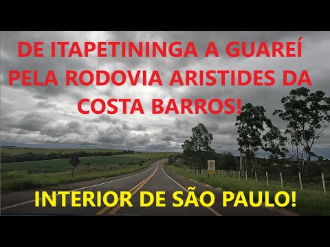 De Itapetininga a Guareí pela Rodovia Aristides da Costa Barros (SP-157), Interior de SP!