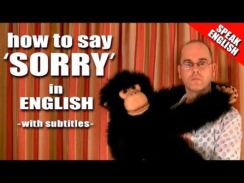 Learning English-Lesson Ten (Saying Sorry)