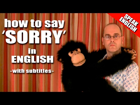 Learn English with Mr. Duncan - Lesson 10 (Saying Sorry)