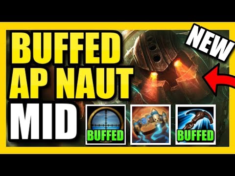 ZERO COUNTERPLAY!  AP NAUTILUS MID GOT FOUR (4) BUFFS?! | New AP Nautilus Mid Season 9