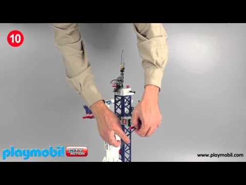 PLAYMOBIL Instruction - Space Rocket with Launch Site (6195)